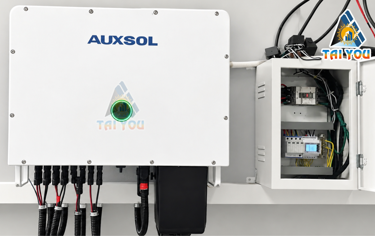 Biến tần AUXSOL 50kW cho hệ thống điện mặt trời doanh nghiệp Hà Tĩnh