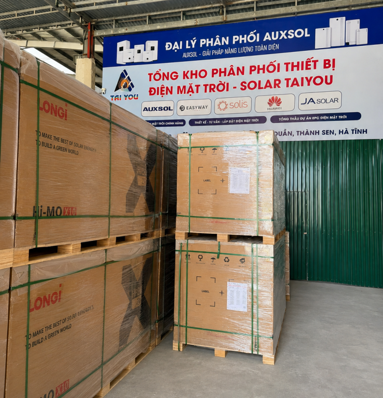 Tổng Kho Điện Mặt Trời Taiyou Việt Nam | Phân Phối Chính Hãng