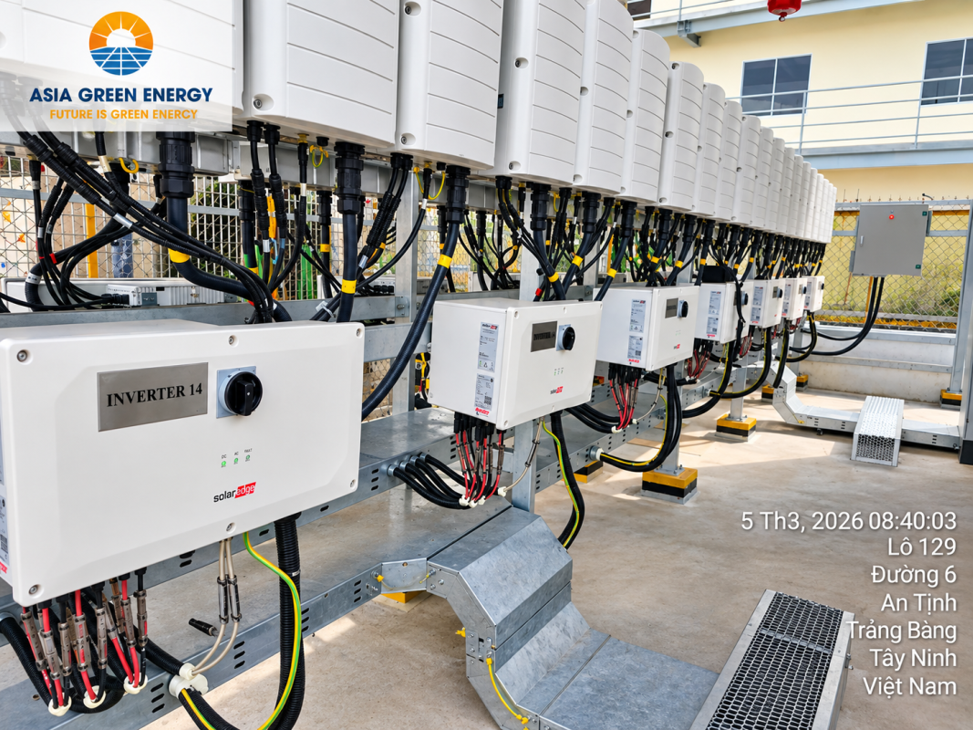 Điện mặt trời Nhà máy Ngọc Nghĩa Tây Ninh 3.460 kWp – Giải pháp năng lượng xanh cho nhà máy công nghiệp