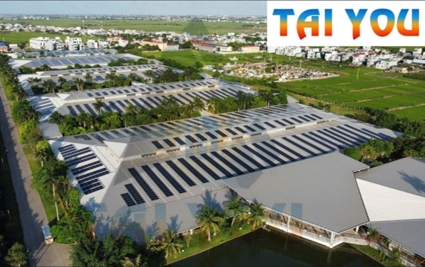 Hệ thống điện năng lượng mặt trời công suất 1.843 kWp tại Nhà máy Tân Đệ 5