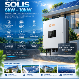 Inverter Solis 8kW – 18kW Hybrid 3 pha