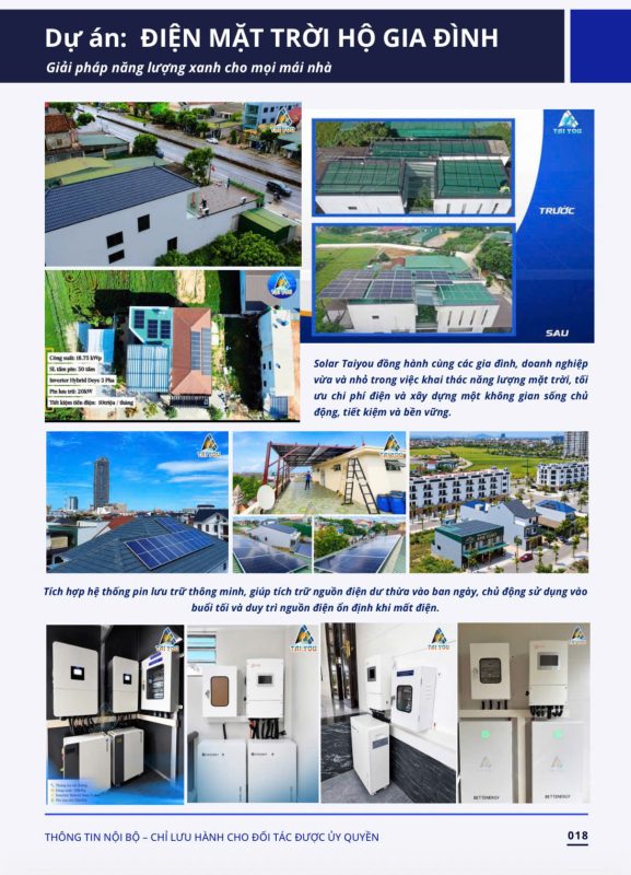 Đơn Vị lắp đặt thi công Điện Mặt Trời Uy Tín Hà Tĩnh | Solar Taiyou