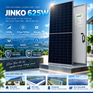 Tấm pin năng lượng mặt trời Jinko 625W