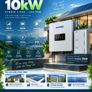 Inverter AUXSOL 10kW ASG-10TL-ZL Hybrid 3 pha
