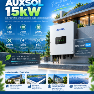 Inverter AUXSOL 15kW ASG-15TL-ZL Hybrid 3 pha
