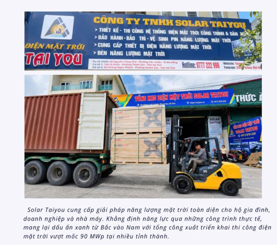 Đơn Vị Điện Mặt Trời Uy Tín Hà Tĩnh | Solar Taiyou