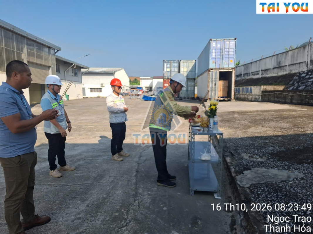 Solar Taiyou triển khai dự án điện mặt trời tại Công ty TNHH S&H VINA, Thanh Hóa.